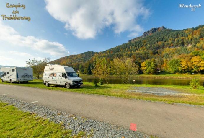 Campingplatz Am Treidlerweg 柯尼希施泰因易北 外观 照片