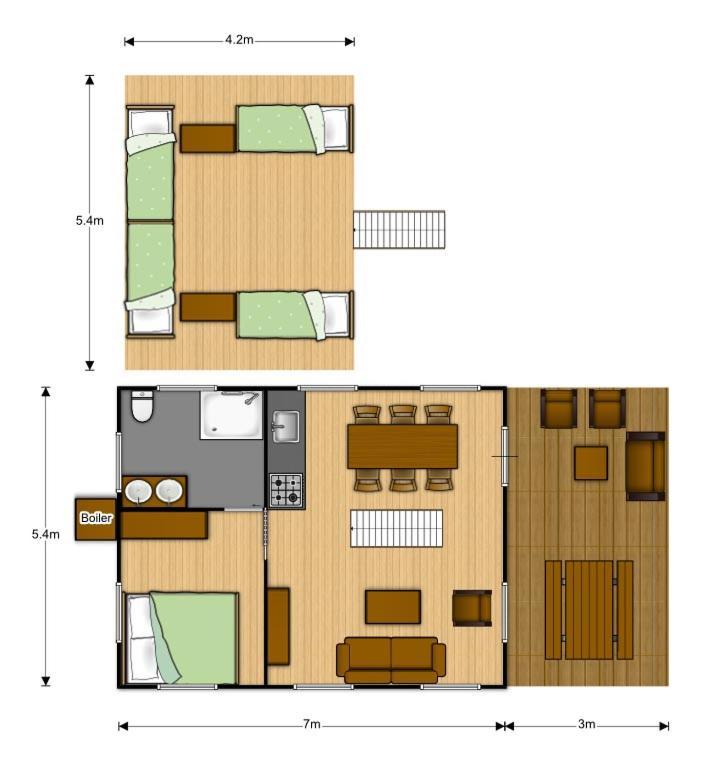 Campingplatz Am Treidlerweg 柯尼希施泰因易北 客房 照片